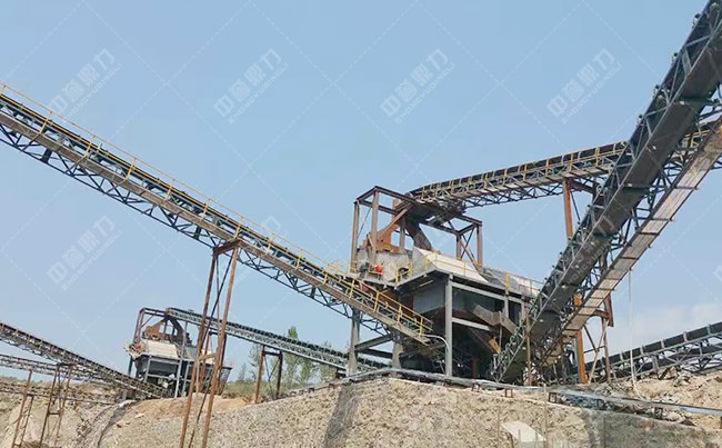 環(huán)保沙廠生產(chǎn)線