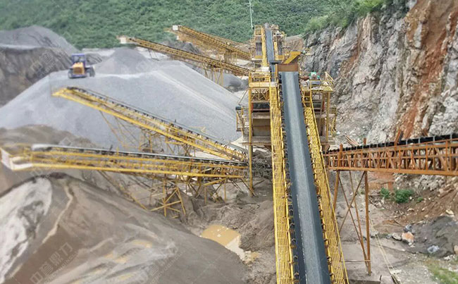 石頭制砂設(shè)備生產(chǎn)線