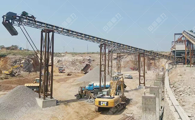 環(huán)保沙廠生產(chǎn)線