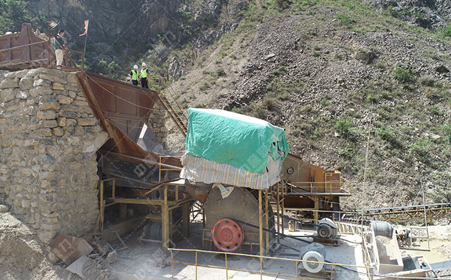 鵝卵石制砂生產(chǎn)線配置