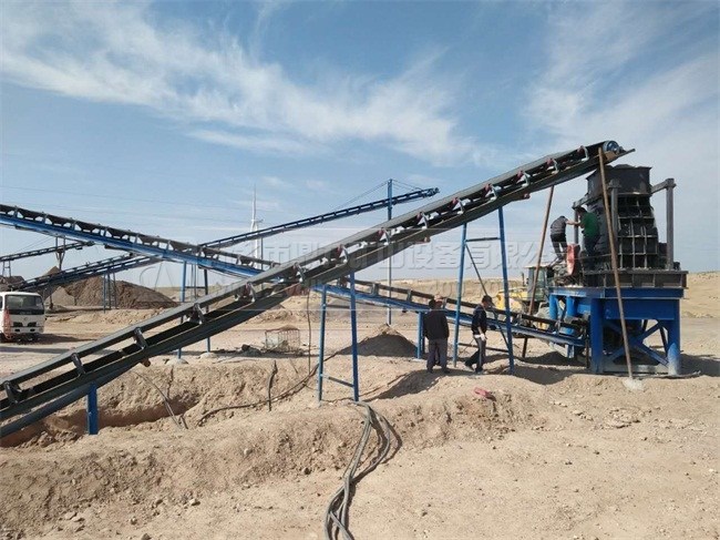 采石場生產(chǎn)線現(xiàn)場