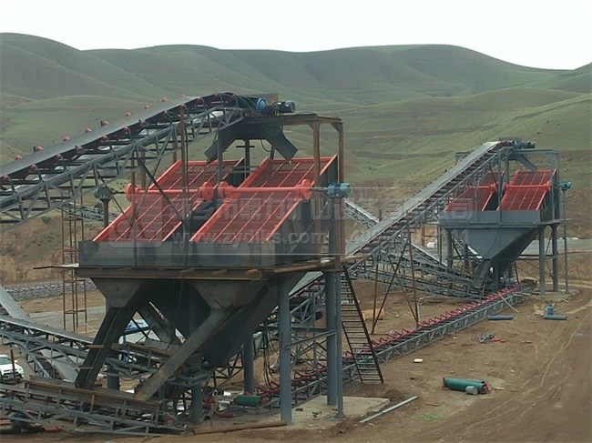 寧夏固原時(shí)產(chǎn)500噸骨料生產(chǎn)線