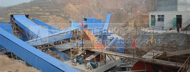 鼎力石料生產(chǎn)線現(xiàn)場(chǎng)