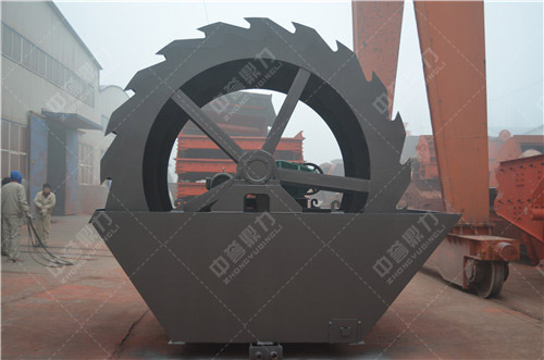 輪斗式洗砂機(jī)工作原理