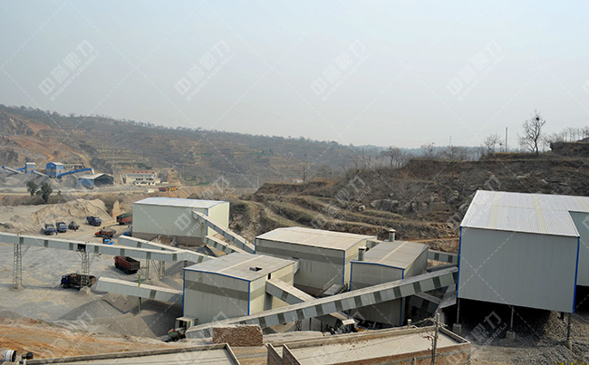 方解石砂石生產(chǎn)線