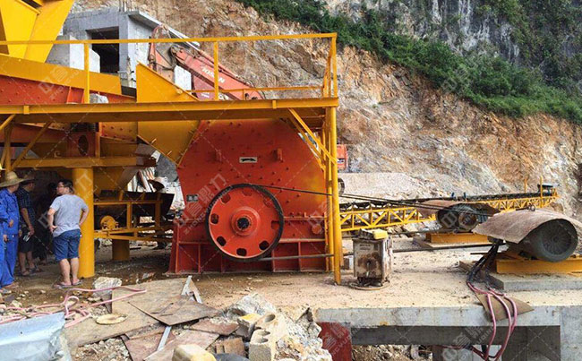 時產(chǎn)160噸砂石料生產(chǎn)線