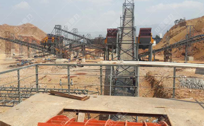 時(shí)產(chǎn)1500噸石場(chǎng)生產(chǎn)線