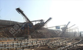 河南三門峽陜縣時(shí)產(chǎn)800噸沙石生產(chǎn)線