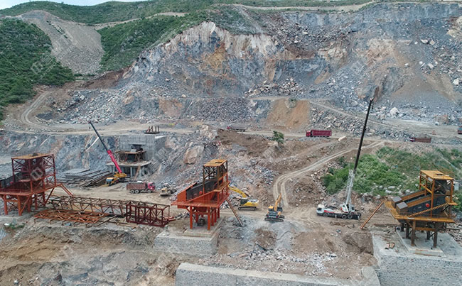 日產(chǎn)8000噸石子破碎生產(chǎn)線