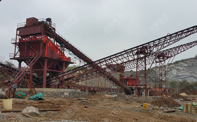 時產(chǎn)800噸花崗巖生產(chǎn)線